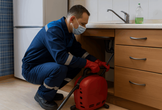 Устранение засора на кухне